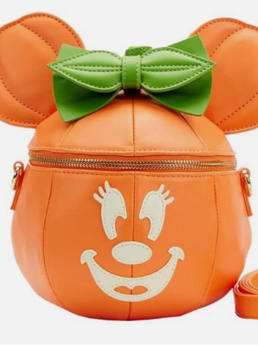 Loungefly Minnie Mouse Pumpkin Crossbody Bag